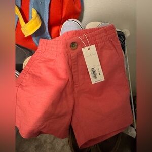 Linen-Cotton Shorts